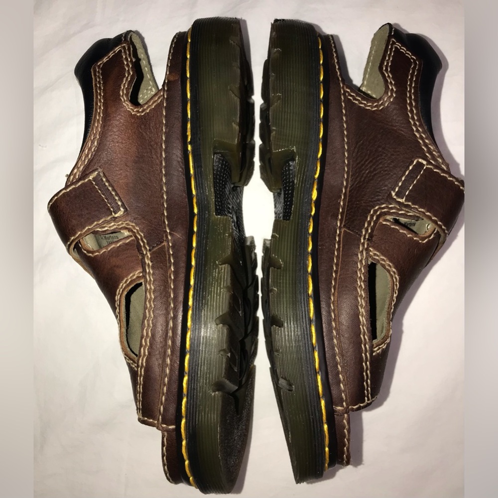 Dr. Martens Vintage Fisherman leather brown sandals - Picture 6 of 13